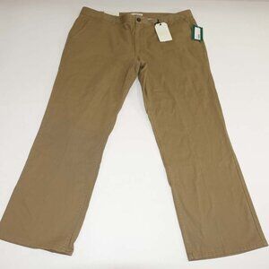 Hawker Rye Men's Relaxed Fit Chino Pants 40 x 30 NWT Beige Mid Rise Flat Front